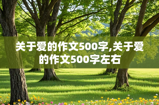 关于爱的作文500字,关于爱的作文500字左右