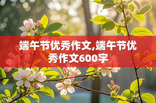 端午节优秀作文,端午节优秀作文600字