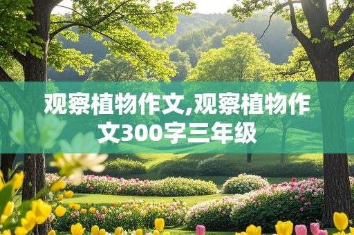 观察植物作文,观察植物作文300字三年级