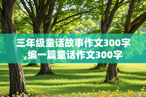 三年级童话故事作文300字,编一篇童话作文300字