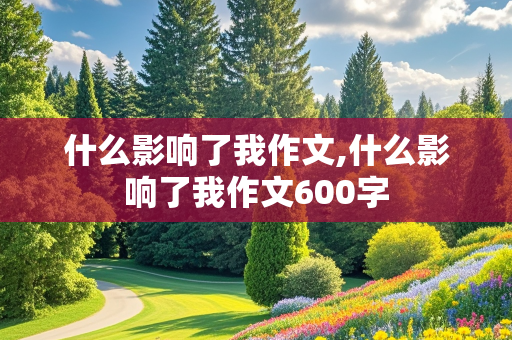 什么影响了我作文,什么影响了我作文600字