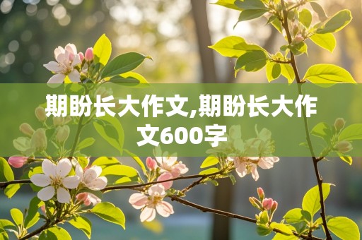 期盼长大作文,期盼长大作文600字