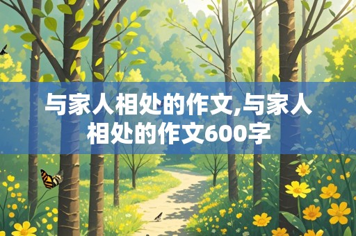 与家人相处的作文,与家人相处的作文600字