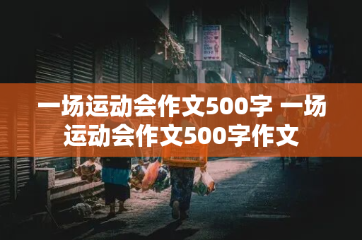 一场运动会作文500字 一场运动会作文500字作文