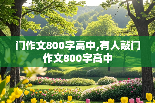 门作文800字高中,有人敲门作文800字高中