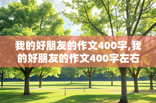 我的好朋友的作文400字,我的好朋友的作文400字左右