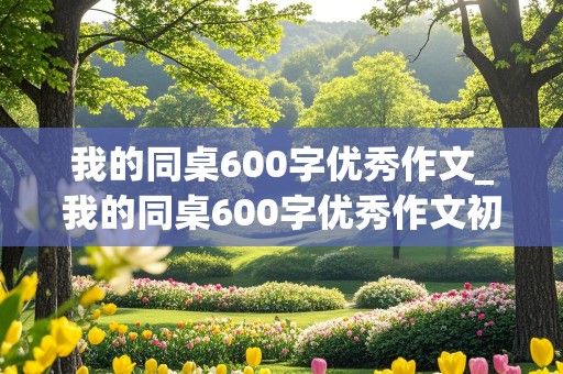 我的同桌600字优秀作文_我的同桌600字优秀作文初二