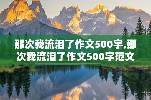 那次我流泪了作文500字,那次我流泪了作文500字范文