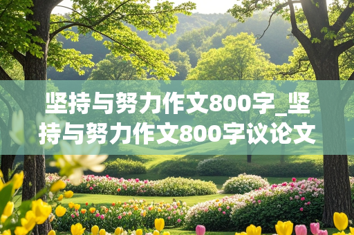 坚持与努力作文800字_坚持与努力作文800字议论文