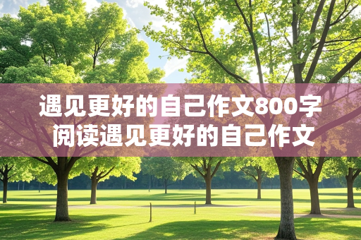 遇见更好的自己作文800字 阅读遇见更好的自己作文800字