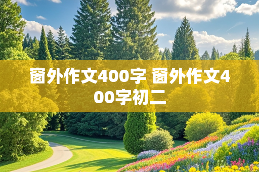 窗外作文400字 窗外作文400字初二