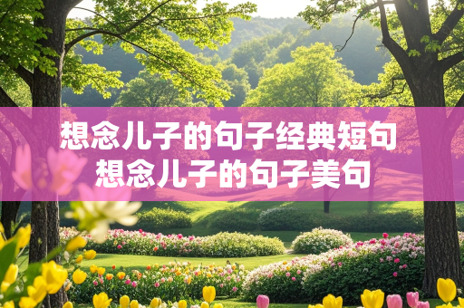 想念儿子的句子经典短句 想念儿子的句子美句