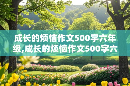 成长的烦恼作文500字六年级,成长的烦恼作文500字六年级作文