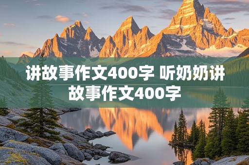 讲故事作文400字 听奶奶讲故事作文400字