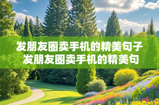 发朋友圈卖手机的精美句子 发朋友圈卖手机的精美句子说说