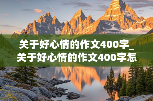 关于好心情的作文400字_关于好心情的作文400字怎么写