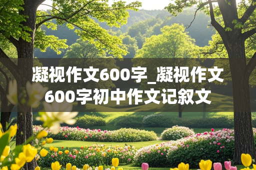 凝视作文600字_凝视作文600字初中作文记叙文