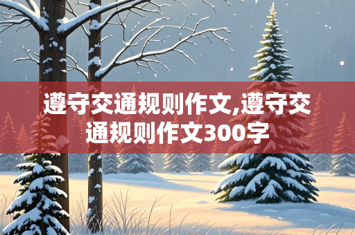 遵守交通规则作文,遵守交通规则作文300字