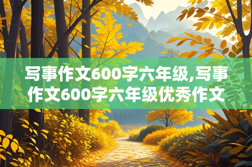 写事作文600字六年级,写事作文600字六年级优秀作文