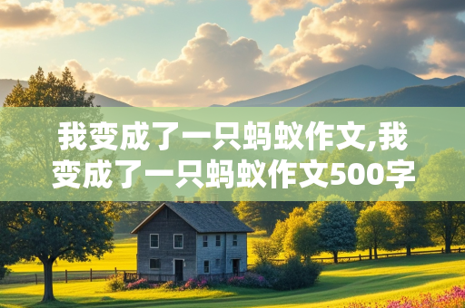 我变成了一只蚂蚁作文,我变成了一只蚂蚁作文500字