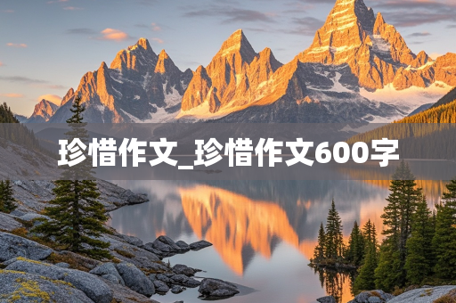 珍惜作文_珍惜作文600字