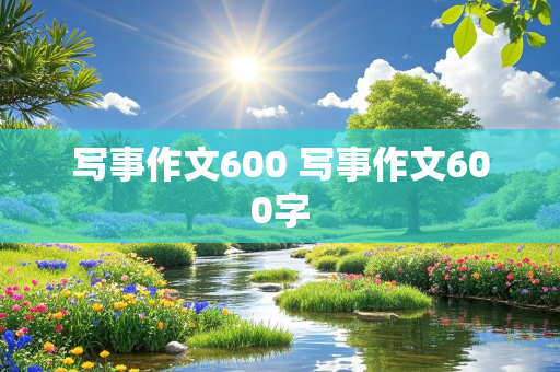 写事作文600 写事作文600字