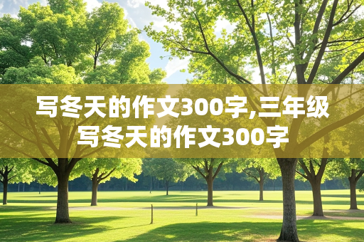 写冬天的作文300字,三年级写冬天的作文300字