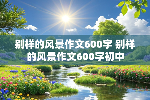 别样的风景作文600字 别样的风景作文600字初中