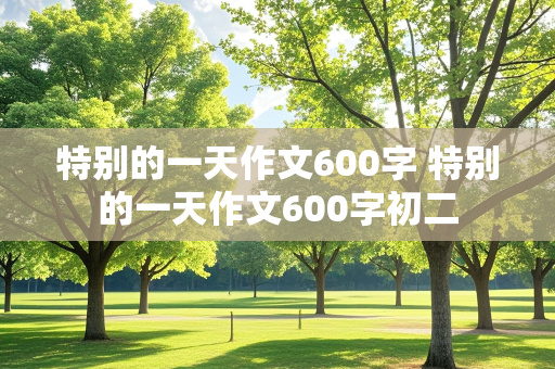 特别的一天作文600字 特别的一天作文600字初二