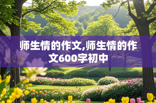 师生情的作文,师生情的作文600字初中