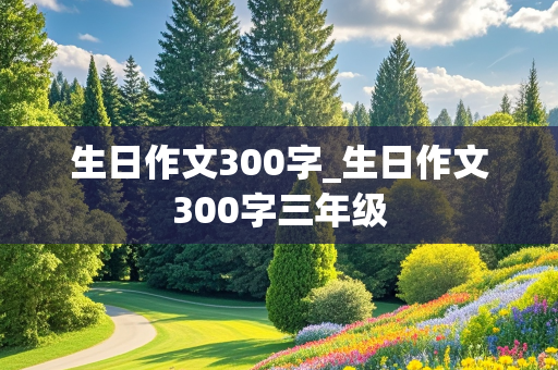 生日作文300字_生日作文300字三年级