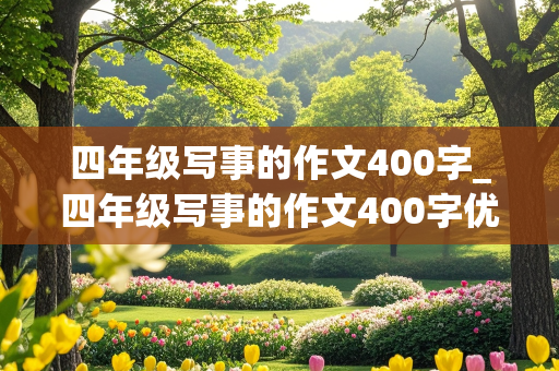 四年级写事的作文400字_四年级写事的作文400字优秀作文