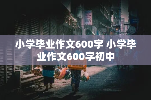 小学毕业作文600字 小学毕业作文600字初中