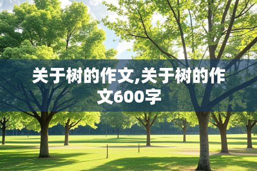 关于树的作文,关于树的作文600字