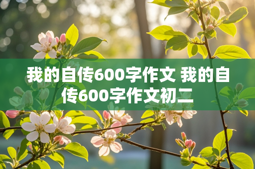 我的自传600字作文 我的自传600字作文初二