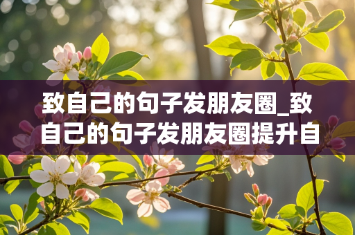 致自己的句子发朋友圈_致自己的句子发朋友圈提升自己