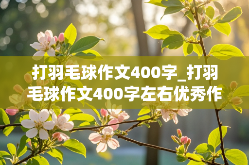 打羽毛球作文400字_打羽毛球作文400字左右优秀作文