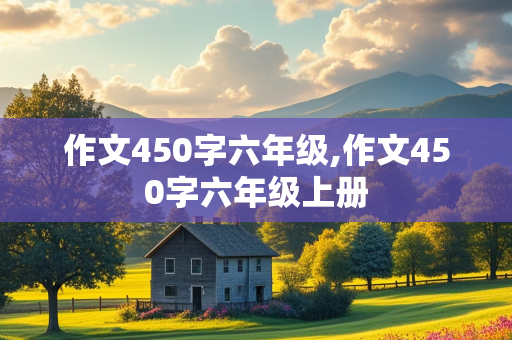 作文450字六年级,作文450字六年级上册