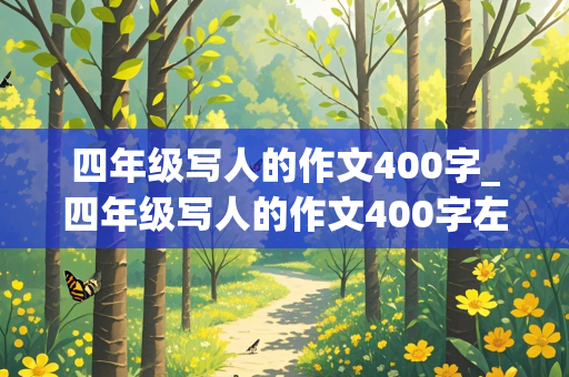 四年级写人的作文400字_四年级写人的作文400字左右