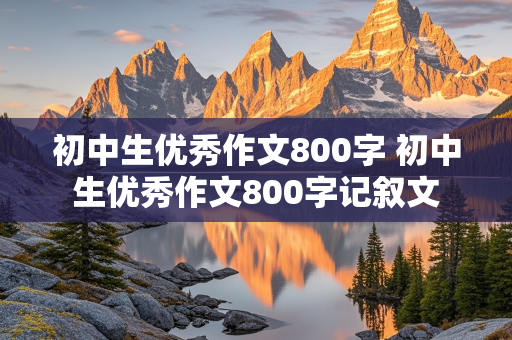 初中生优秀作文800字 初中生优秀作文800字记叙文