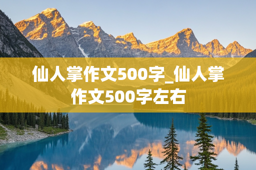 仙人掌作文500字_仙人掌作文500字左右