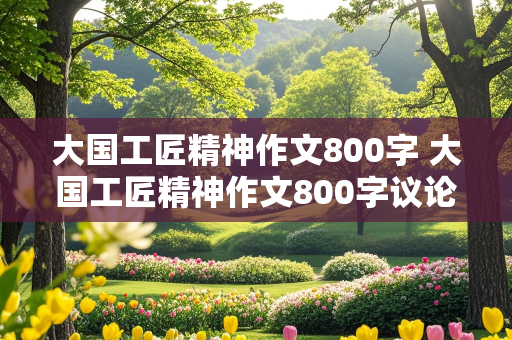 大国工匠精神作文800字 大国工匠精神作文800字议论文