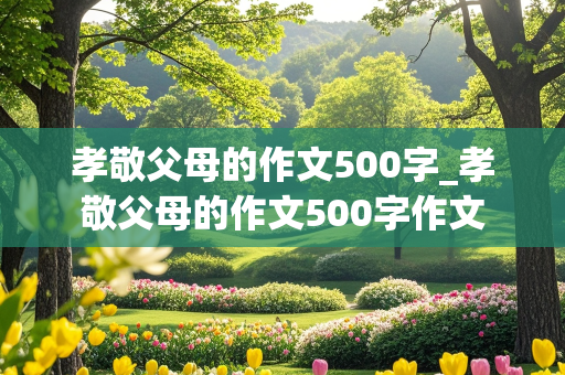 孝敬父母的作文500字_孝敬父母的作文500字作文