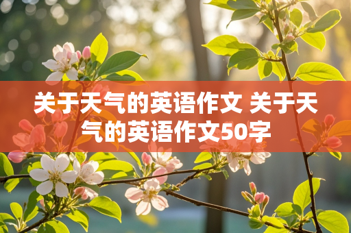 关于天气的英语作文 关于天气的英语作文50字