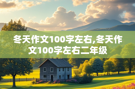 冬天作文100字左右,冬天作文100字左右二年级