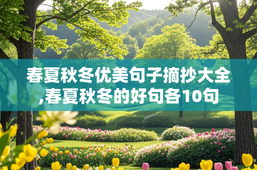 春夏秋冬优美句子摘抄大全,春夏秋冬的好句各10句