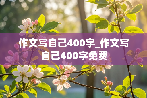 作文写自己400字_作文写自己400字免费