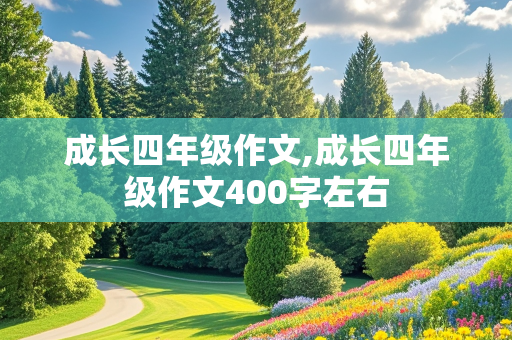 成长四年级作文,成长四年级作文400字左右