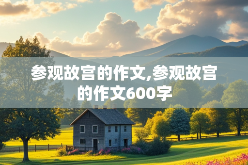 参观故宫的作文,参观故宫的作文600字