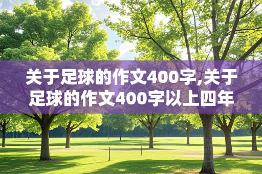 关于足球的作文400字,关于足球的作文400字以上四年级